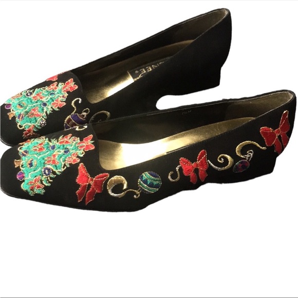 Embroidered Christmas dress shoes - Picture 6 of 13